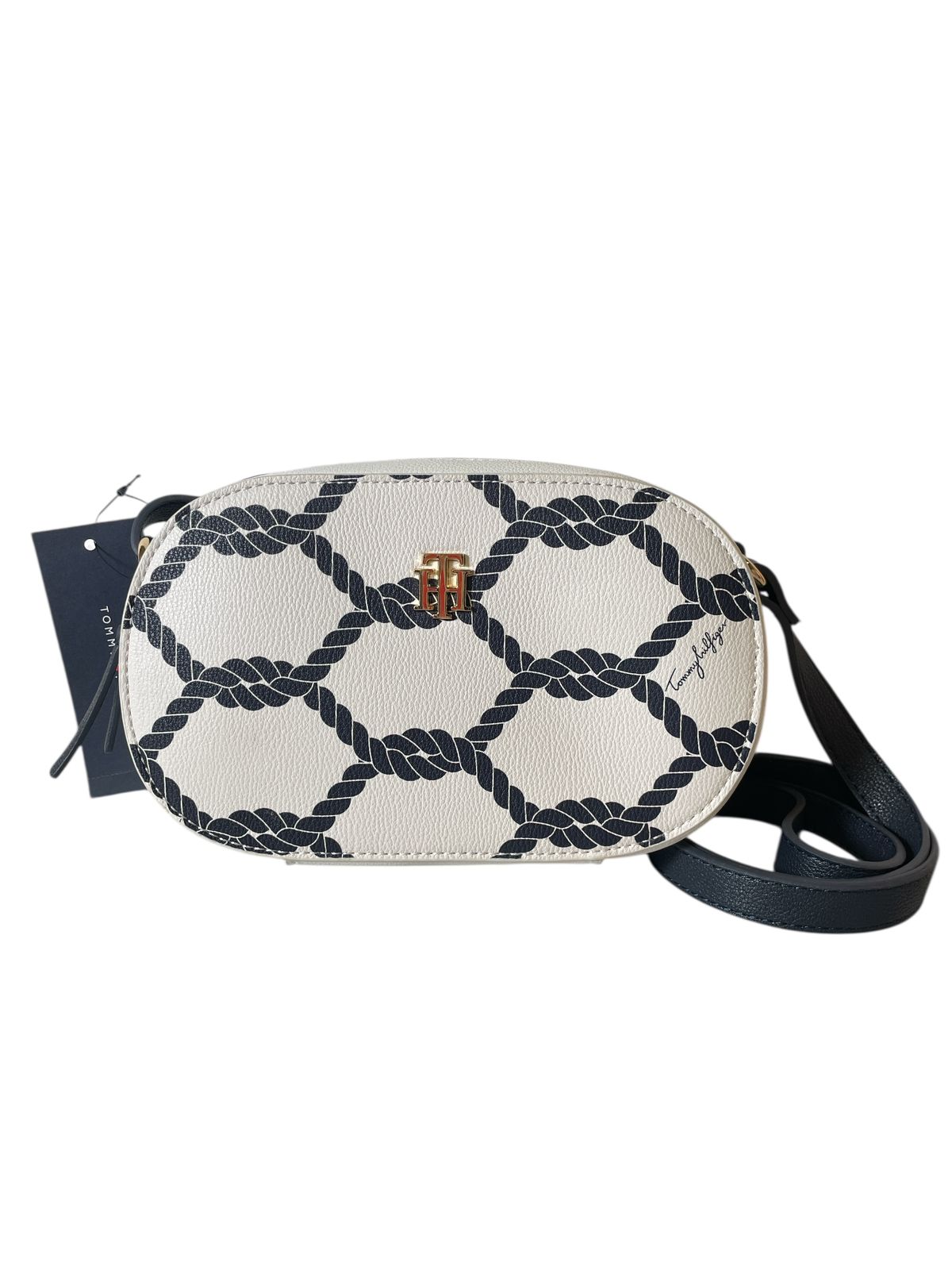 Bolso cruzado Tommy Hilfiger estilo náutico | Navy o Ivory | Original